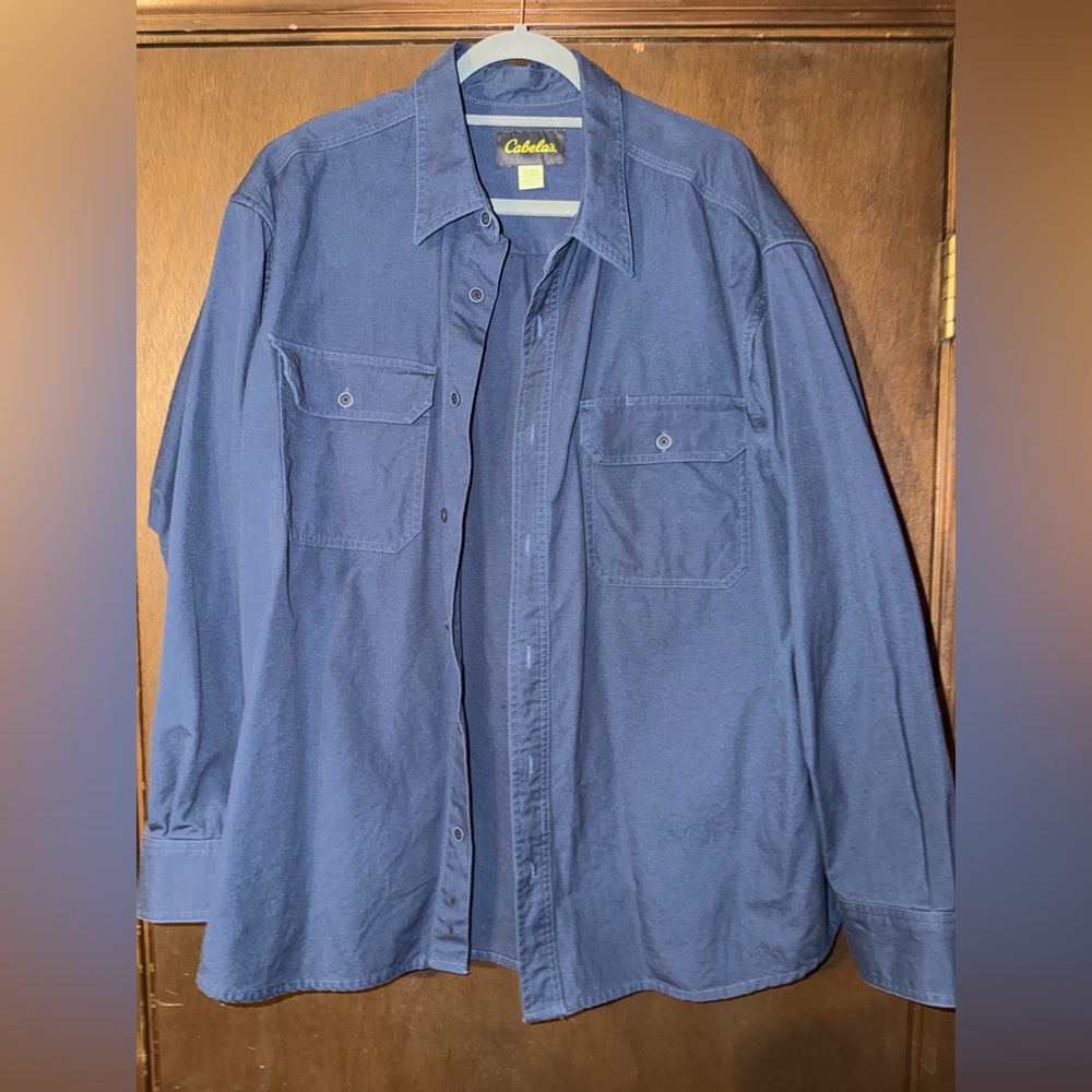 Cabela's Navy Casual Shirt